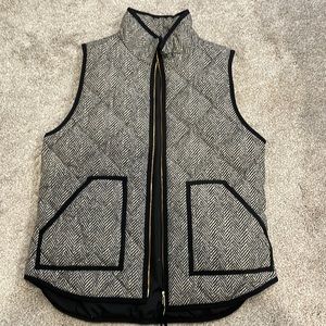 J Crew herringbone vest